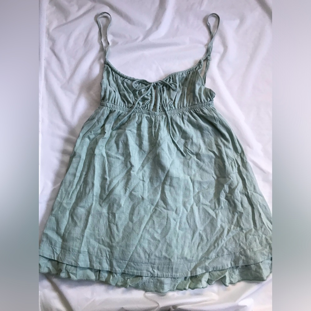 Princess Polly sage green mini dress